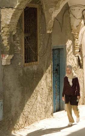 Girl With Cell Phone -
Tunis, Tunisia, 2010 : The City : James Beyer Photography