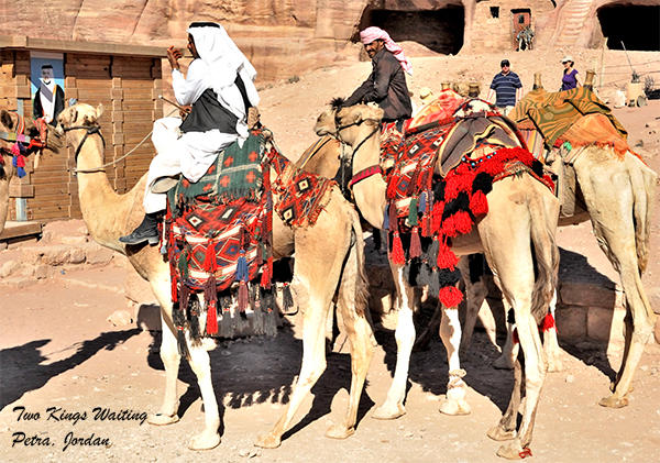 Two Kings Waiting / Petra, Jordan - 2009 Holiday Letter : Promotional : James Beyer Photography