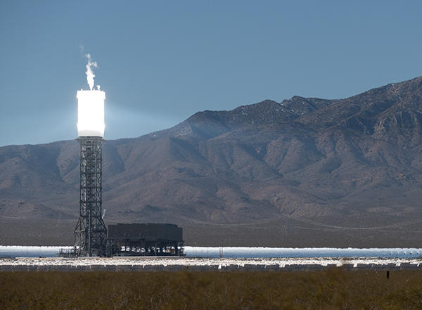 Solar Furnace -
Ivanpah Solar Power Facility, CA (2016) : Machine In The Garden : James Beyer Photography