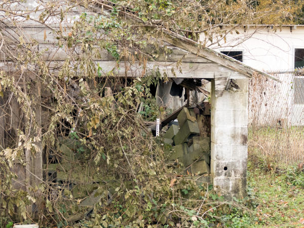 Wildered Garage -
Abbeville, SC (2014) : Machine In The Garden : James Beyer Photography