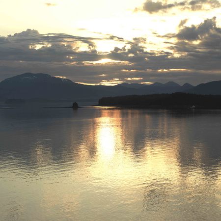 Sunset -
Inside Passage, Alaska (2008) : Thresholds : James Beyer Photography