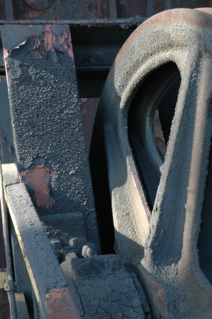 Transverse Flywheel -
Bethlehem, Pennsylvania (2005) : Bethworks : James Beyer Photography