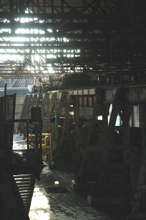 Broken Ceiling -
Bethlehem, Pennsylvania (2005) : Bethworks : James Beyer Photography