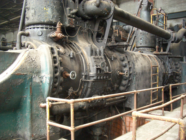 Colored Engine -
Bethlehem, Pennsylvania (2005) : Bethworks : James Beyer Photography