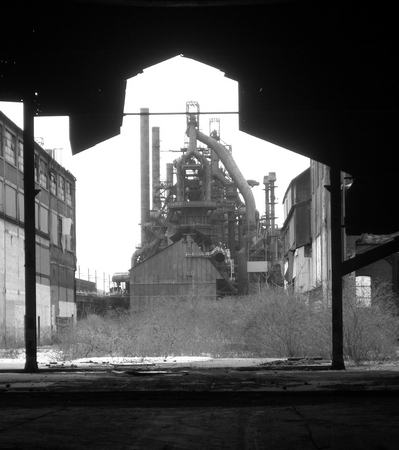 Through Traffic -
Bethlehem, Pennsylvania (2005) : Bethworks : James Beyer Photography