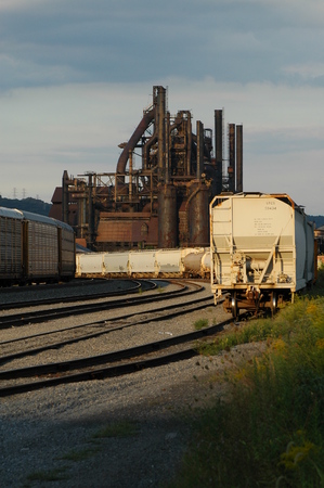 Furnaces from the West -
Bethlehem, Pennsylvania (2005) : Bethworks : James Beyer Photography