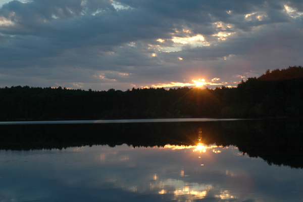 Sunrise -
Winchester, Massachusetts (2005) : Thresholds : James Beyer Photography
