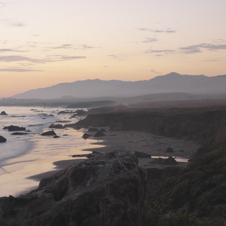 PCH Sunset -
Pacific Coast Highway, California (2006) : Thresholds : James Beyer Photography