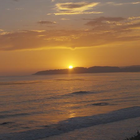 Sunset -
San Simeone, California (2006) : Thresholds : James Beyer Photography