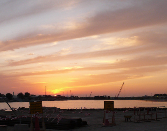 Abu Dhabi Sunset -
Abu Dhabi, UAE (2009) : Thresholds : James Beyer Photography