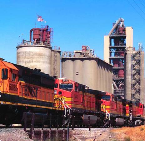 Train & Concrete Plant -
Tehachapee, California (2006) : Machine In The Garden : James Beyer Photography