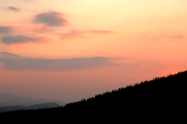 Pink & Orange Sunset -
Appalachian National Park, North Carolina (2008) : Thresholds : James Beyer Photography