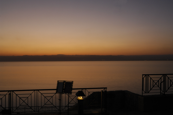 Israeli Sunset -
Dead Sea, Jordan (2009) : Thresholds : James Beyer Photography